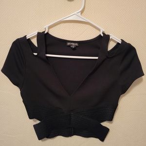 Express Cut Out Crop Top